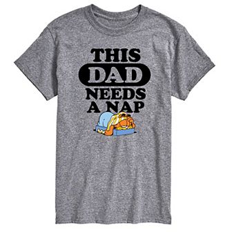 Men's Garfield This Dad Needs A Nap Graphic Tee