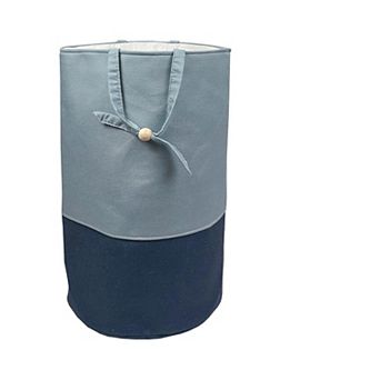 Tall Fabric Tote with Liner and Drawstring Closure