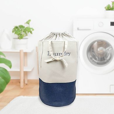 Tall Fabric Laundry Tote with Liner