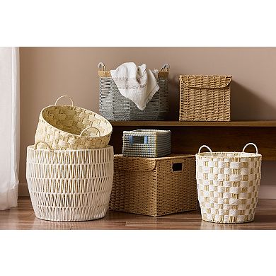 Medium Round Rope Storage Basket