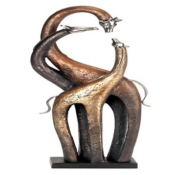 Stella & Eve Brass Giraffe Sculpture Floor Decor