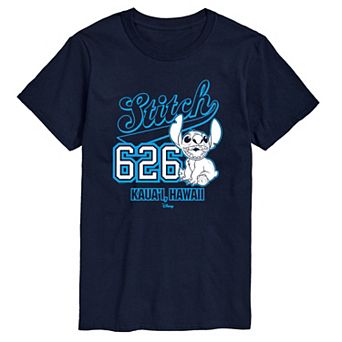 Disney's Lilo & Stitch Men's 626 Collegiate Graphic Tee