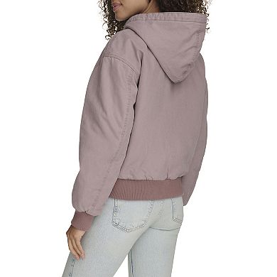 Women's Levi's® Quilted Lining Hoodie Bomber Jacket in Regular & Plus Size