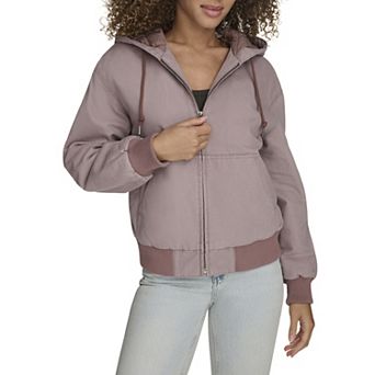 Women's Levi's® Quilted Lining Hoodie Bomber Jacket in Regular & Plus Size