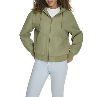 Women's Levi's® Quilted Lining Hoodie Bomber Jacket in Regular & Plus Size