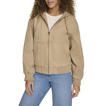 Women's Levi's® Quilted Lining Hoodie Bomber Jacket in Regular & Plus Size