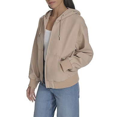 Women's Levi's® Relaxed Cotton Hoodie Bomber Jacket
