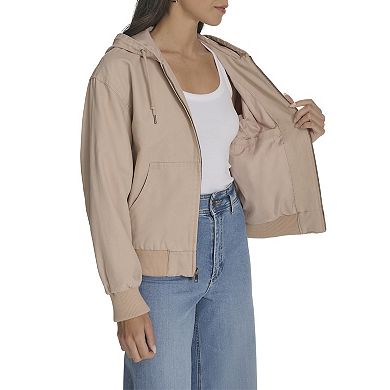 Women's Levi's® Relaxed Cotton Hoodie Bomber Jacket