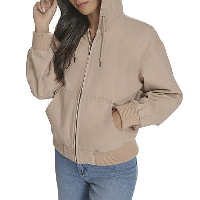 Women's Levi's® Relaxed Cotton Hoodie Bomber Jacket