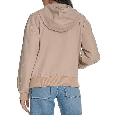 Women's Levi's® Relaxed Cotton Hoodie Bomber Jacket
