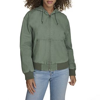 Women's Levi's® Relaxed Cotton Hoodie Bomber Jacket