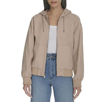 Women's Levi's® Relaxed Cotton Hoodie Bomber Jacket