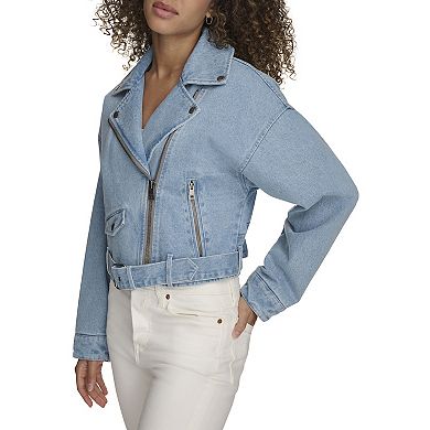 Women's Levi's® Denim Cropped Moto Jacket