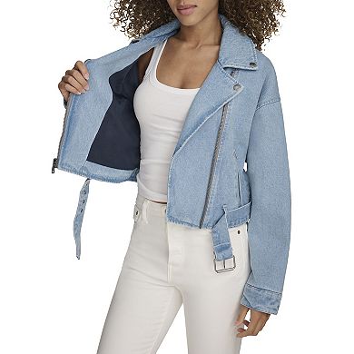 Women's Levi's® Denim Cropped Moto Jacket
