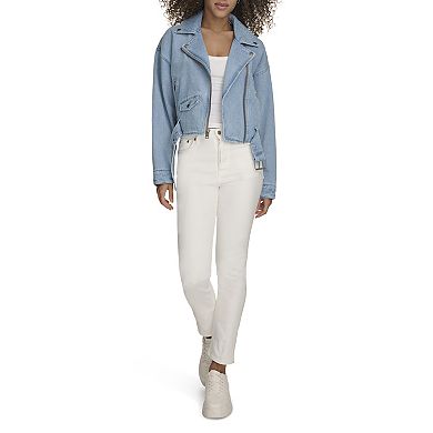 Women's Levi's® Denim Cropped Moto Jacket