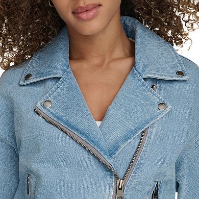 Women's Levi's® Denim Cropped Moto Jacket