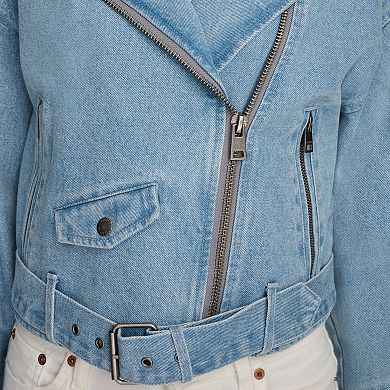 Women's Levi's® Denim Cropped Moto Jacket