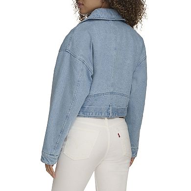 Women's Levi's® Denim Cropped Moto Jacket