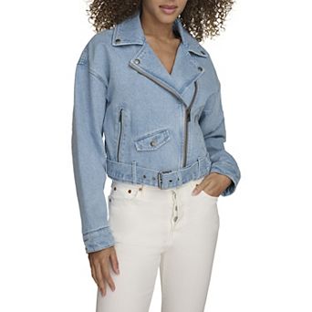 Women's Levi's® Denim Cropped Moto Jacket