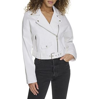 Women's Levi's® Denim Cropped Moto Jacket