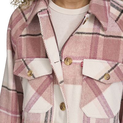 Women's Levi's® Wool Blend Raglan Sleeve Shirt Jacket