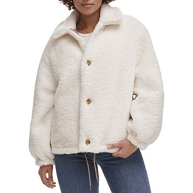 Women's Levi's® Reversible Trapeze Sherpa Jacket
