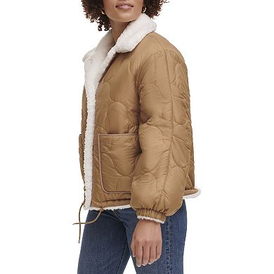 Women's Levi's® Reversible Trapeze Sherpa Jacket
