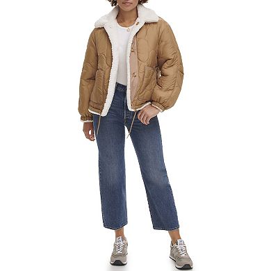 Women's Levi's® Reversible Trapeze Sherpa Jacket