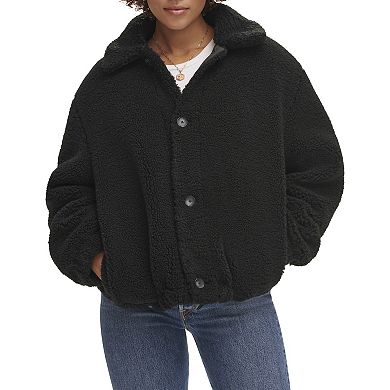 Women's Levi's® Reversible Trapeze Sherpa Jacket