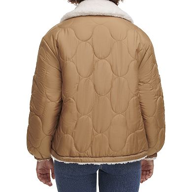 Women's Levi's® Reversible Trapeze Sherpa Jacket