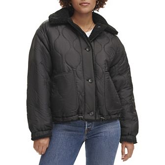 Women's Levi's® Reversible Trapeze Sherpa Jacket