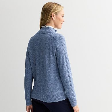 Women's Croft & Barrow® V-Neck Sweater