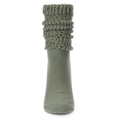Women's Wide Ribbed Slouched Ankle Fashion Crew Sock
