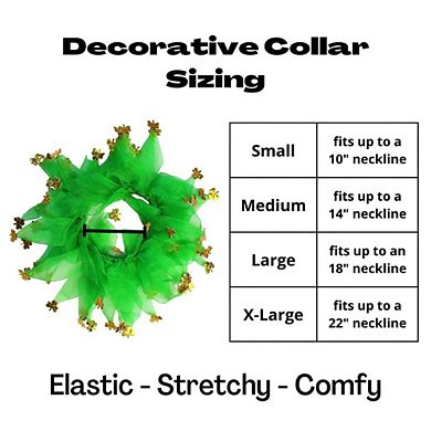 Midlee St. Patrick's Day Shamrock Decorative Dog Collar