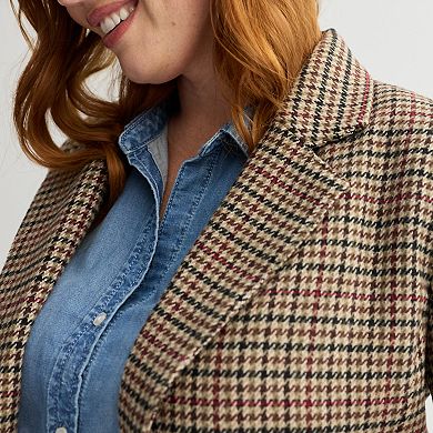 Plus Size Sonoma Goods For Life® Polished Heritage Blazer