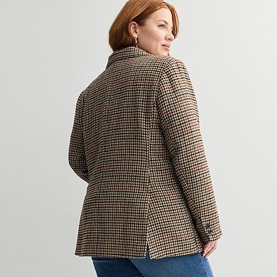 Plus Size Sonoma Goods For Life® Polished Heritage Blazer