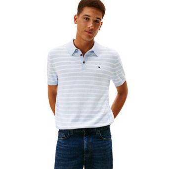 Men's Tommy Hilfiger Short Sleeve Stripe Sweater Polo