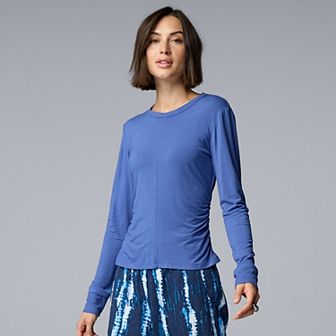 Women's Simply Vera Vera Wang Long Sleeve Crewneck Tee