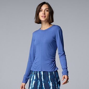 Women's Simply Vera Vera Wang Long Sleeve Crewneck Tee