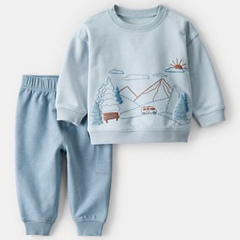 Baby Carter's 2 pc Day Dream Soft Pullover & Pant Set