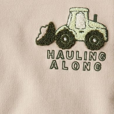 Baby Carter’s 2 pc Pullover & Pant Set with Tractor Design