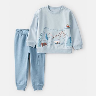 Toddler Boy Carter's 2-pc. Fleece Pullover & Pant Set