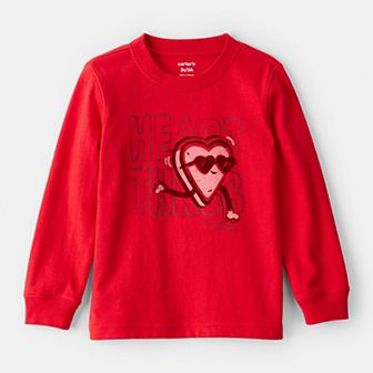 Toddler Carter’s Heart Throb Long Sleeve Graphic Tee