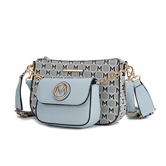 MKF Collection Ciri Women's Crossbody Double Bag Versatile by Mia K.
