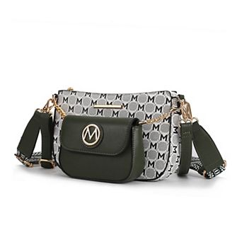 MKF Collection Ciri Women's Crossbody Double Bag Versatile by Mia K.