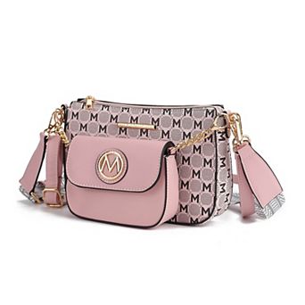 MKF Collection Ciri Women's Crossbody Double Bag Versatile by Mia K.