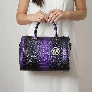 MKF Collection Usal Women''s Croc-Embossed Satchel Bag by Mia K.