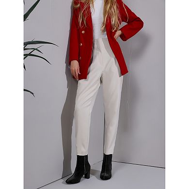 Faux Velvet Round Toe Chunky Heels Ankle Boots for Women