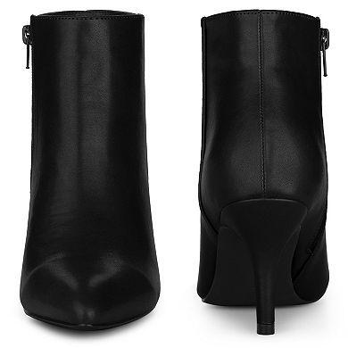 Pointed Toe Booties Stiletto Heels Ankle Boots for Women