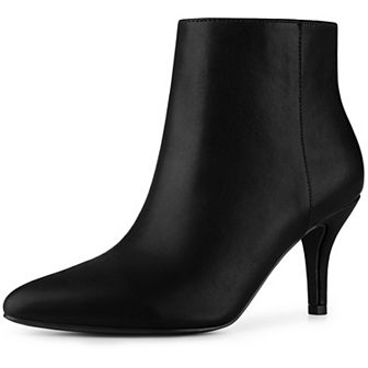 Pointed Toe Booties Stiletto Heels Ankle Boots for Women